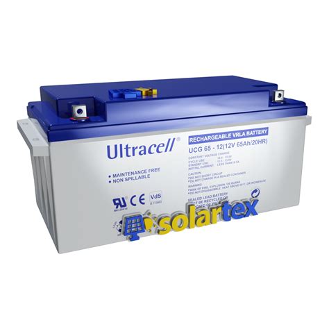 Batería Gel 65ah 12v Ultracell Solartex Chile