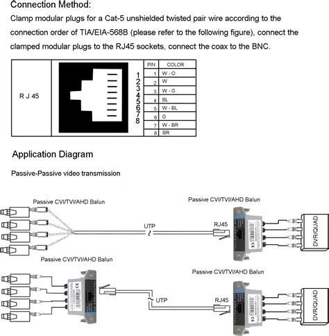 Uhppote 4ch Hd Passive Video Balun Transceiver Bnc To Utp Rj45 Cctv Via Twisted Pairs Mp3