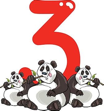 Pandas Three PNG Transparent Images Free Download | Vector Files | Pngtree