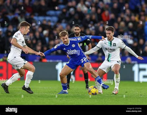 Kiernan Dewsbury Hall Of Leicester City Shields The Ball From Adam