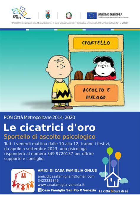 Le Cicatrici D Oro Sportello Di Ascolto Psicologico Istituto Casa