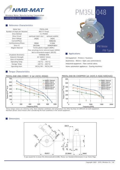 Nmb Pm L Stepper Motor Pdf