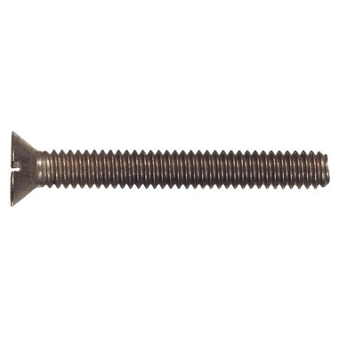 The Hillman Group 6 32 X 3 4 In Slotted Flat Head Machine Screws 30