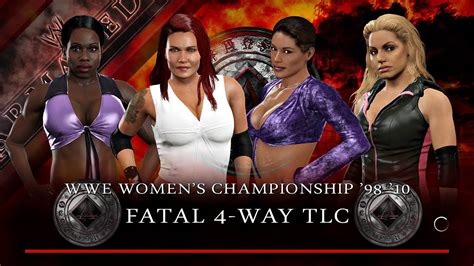 WWE 2K17 Fatal 4 Way Womens TLC Match YouTube