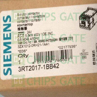 Pcs Brand New Siemens Contactor Rt Bb Dc V Fast Ship Ebay