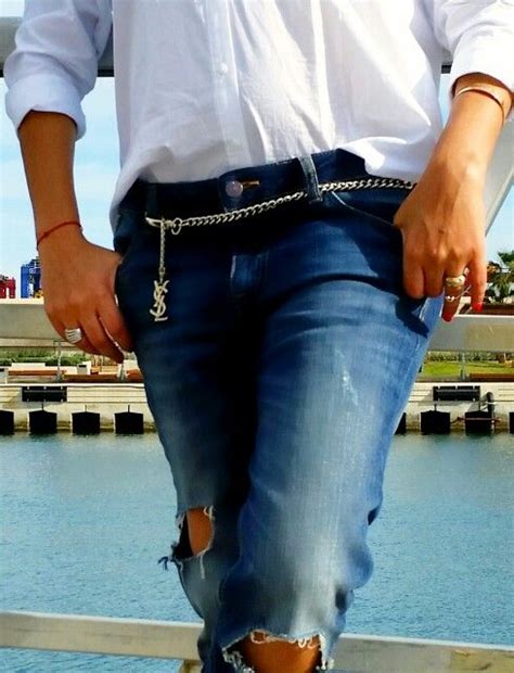 Details Jean Heels Pants Fashion Heel Trouser Pants Moda