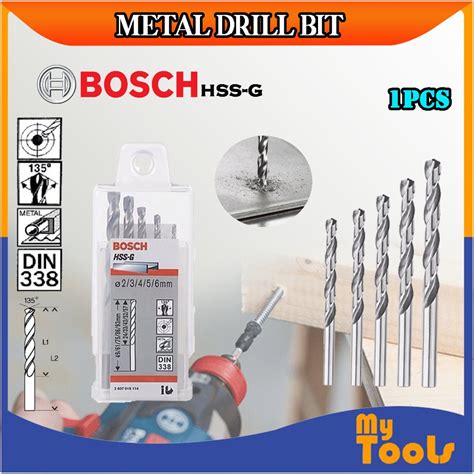 Mytools Bosch Hss G Metal Drill Bit 2 3 4 5 6mm Hss Twist Drill Bit Ground For Rotary Drills