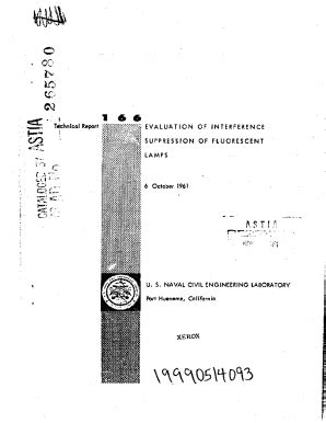 Fillable Online Evaluation Of Interference Suppression Of Fluorescent