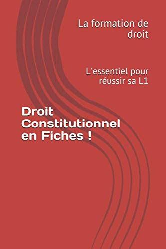 fiche révision droit constitutionnel l1 semestre 1