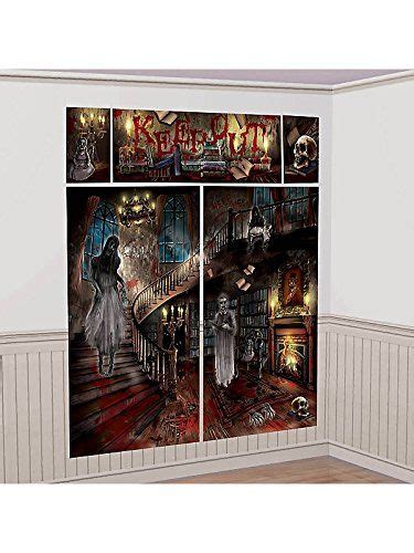 Haunted House Scene Setters | Halloween Decorating Kit | Halloween wall ...