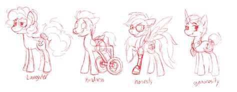 Sketches for the rest : r/mylittlepony