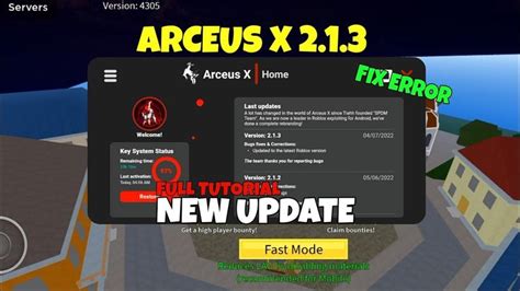 Arceus X Nouvelle Mise Jour Et Tutoriel Complet Comment Ajouter Un