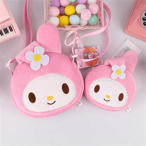 Kawaii Cinnamoroll Sanrio Pluszowa Torba Moja Melodia Anime Torebki Kt