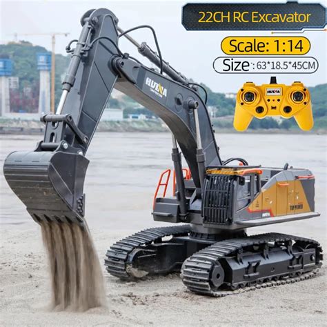 Huina Rc Excavator Truck Alloy G Ch Radio Controlled Car