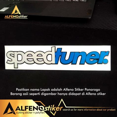 Jual Stiker SpeedTuner 15cm Cutting Sticker Shopee Indonesia