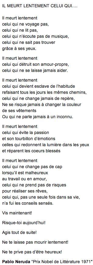 OLamia On Twitter Il Meurt Lentement Celui Qui Pablo Neruda