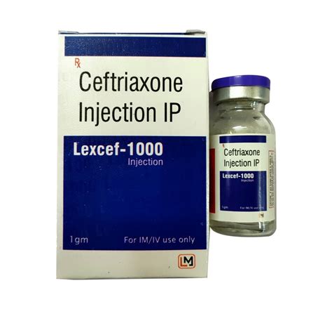 Lexmedix Lexcef Ceftriaxone Injection Ip Gm At Rs Piece