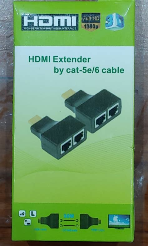 HDMI Extender Using Cat 5e 6 Cable Computers Tech Parts