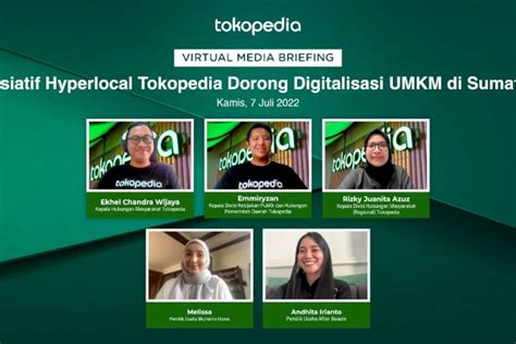 Inisiatif Hyperlocal Tokopedia Percepat Digitalisasi Umkm Lokal Di