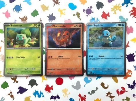 Pok Mon Promo Bulbasaur Charmander Squirtle S V Tcg