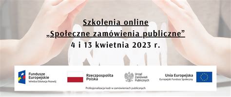 Spo Eczne Zam Wienia Publiczne Szkolenia Online Kwietnia