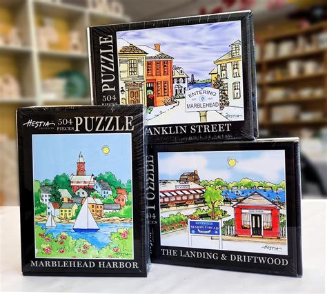 Marblehead WaterScape Jigsaw Puzzles Store Hestia Creations