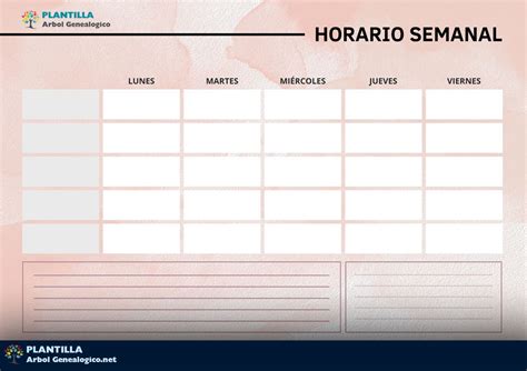 Plantillas De Horarios Gratis Para Imprimir Word Excel