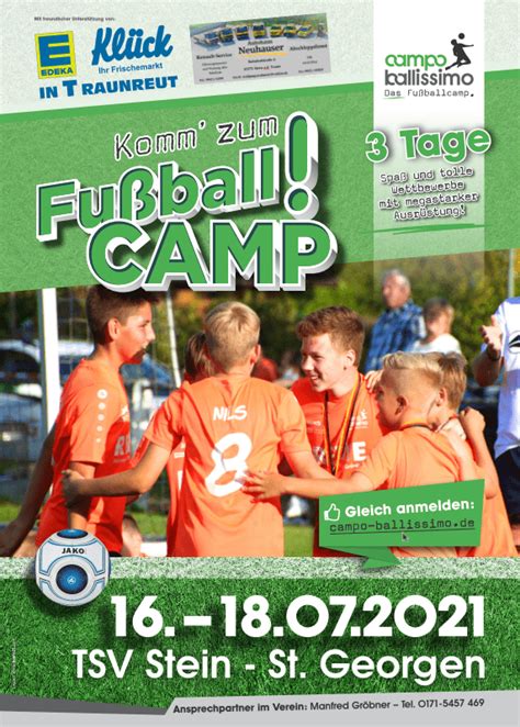 Fussballcamp TSV Stein St Georgen