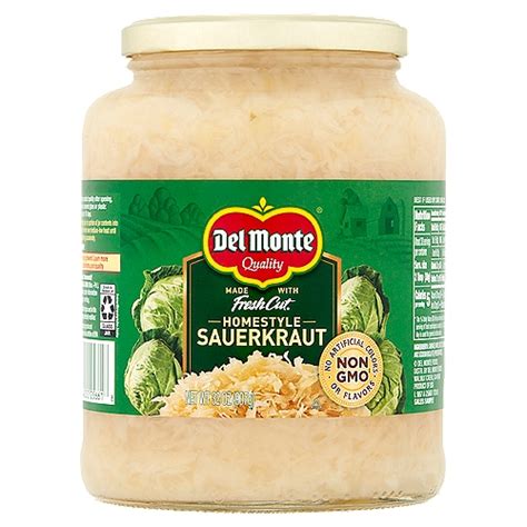 Del Monte Fresh Cut Homestyle Sauerkraut 32 Oz Shoprite