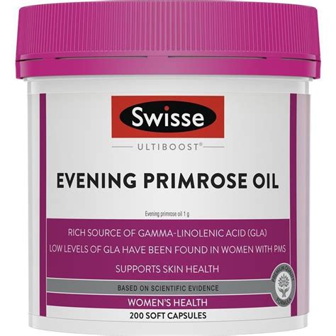 Swisse Evening Primrose Oil 200 Capsules Simple Vitamins