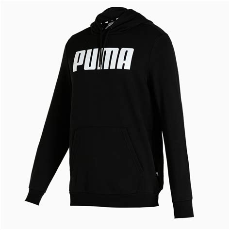 Essentials Full Length Mens Hoodie Puma Black Puma Shop All Puma