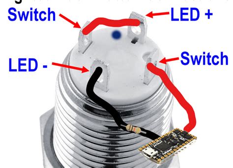 Is It Possible To Wire An Illuminated Switch To Light While Pressed Proffieboards The Crucible