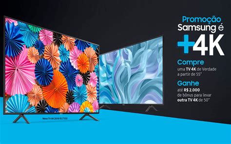 Promo O Da Samsung D Descontos De At R Para Compras De Tvs K