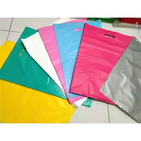 Jual Plastik HD Plong 35x50 Cm Shopping Bag Besar Kantong Belanjaan