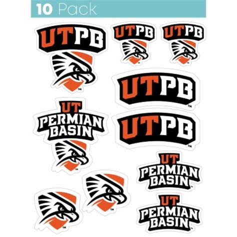 University Of Texas Of The Permian Basin 10-Pack, 4 Inches In Size On ...