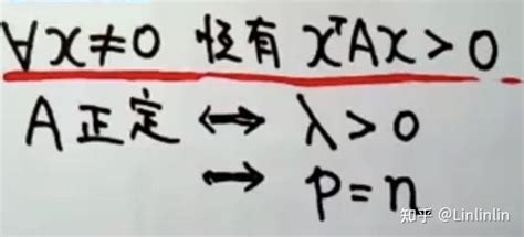 李永乐线性代数—小笔记6⃣️二次型 知乎