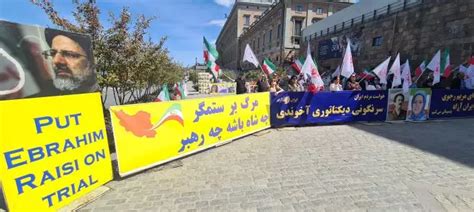 Stockholm Sweden—june 10 2023 Mek Supporters Held A Rally In Support