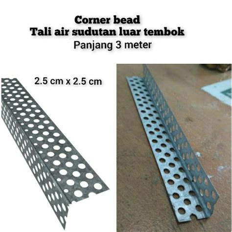 Jual Corner Bead Untuk Sudutan Tembok Atau Gypsum Shopee Indonesia