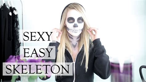 Halloween Skeleton Makeup Tutorial Youtube