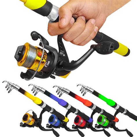 kit Vara Telescópica 1 80m Molinete Ht200 3 Rolamentos pesca Vara