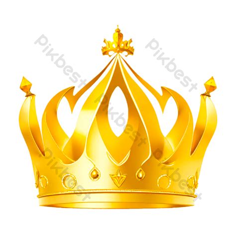 Discover The Beauty Of Royal Gold Crowns" PNG Images | PSD Free ...