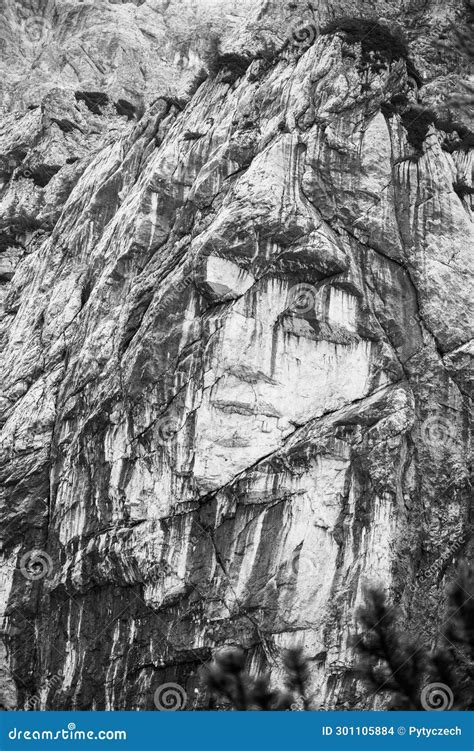 Pagan Girl Face In Julian Alps Stock Photo Image Of Stone Pagan