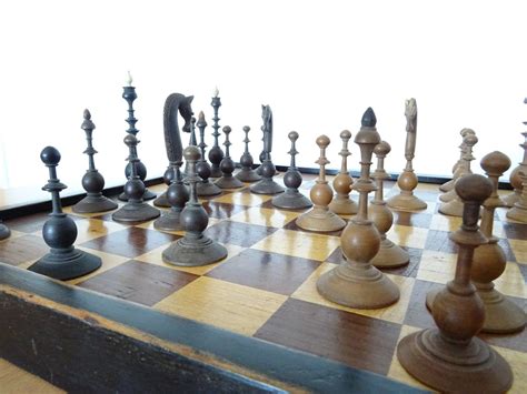 Dutch Chess Set Late 18th C