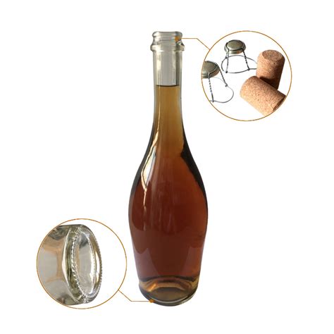 Wholesale 750 Ml Empty Clear Glass Bottles For Wine High Quality Clear