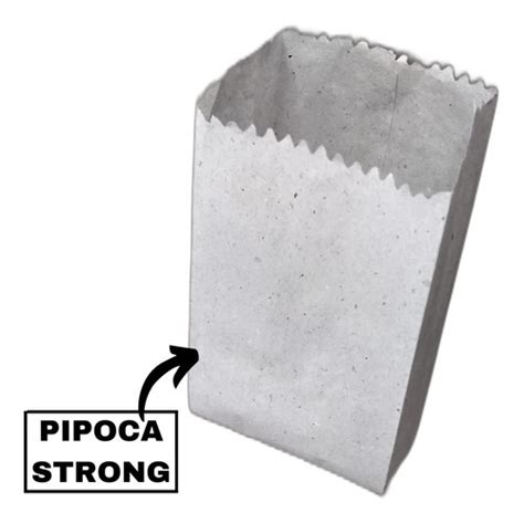 Unidades Saco De Pipoca Papel Strong X Cm Frete Gr Tis