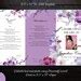 DIY Printable 8 5x14 Tri Fold Funeral Program Memorial Program Editable