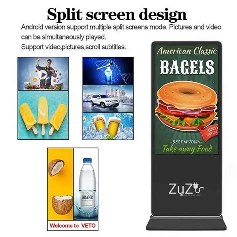 Zuzu Inch Floor Standing K Lcd Displays Android