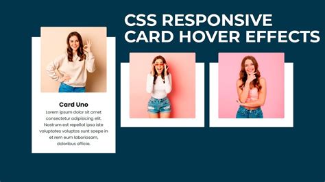 Leman7 CSS Responsive Card Hover Effects Html CSS YouTube