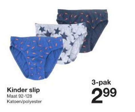 Kinder Slip Pak Aanbieding Bij Zeeman Folders Nl