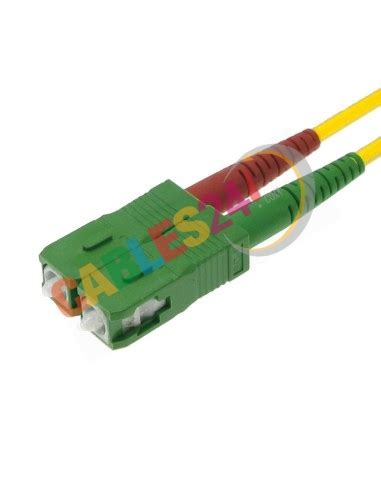 Latiguillo Cable Fibra Óptica Dúplex Monomodo FC SC APC